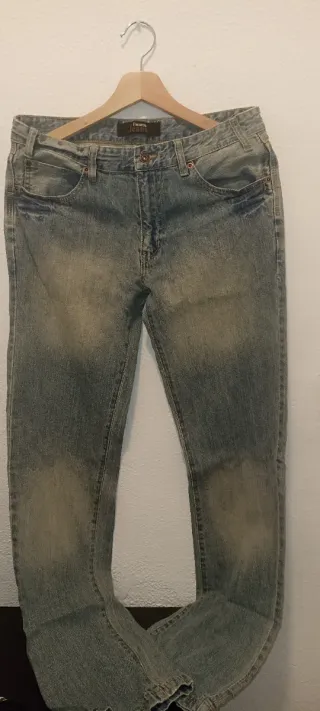 Pantalones vaqueros negros hombre Talla S/M