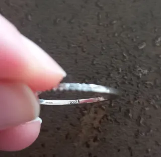 Anello argento 925 con pietra rosa