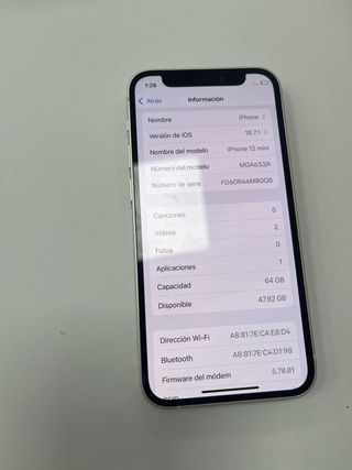 iPhone 12 mini 64GB Dorado