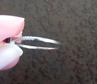 Anello argento 925 con pietra blu