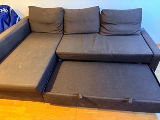 Sofá Cama Ikea Bårslöv Marrón chocolate