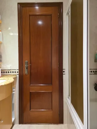 5 puertas sapelly + 1 doble de armario empotrado