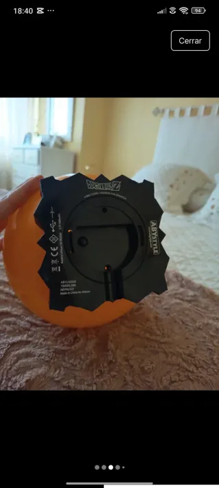 Lámpara Dragon Ball 4 Estrellas