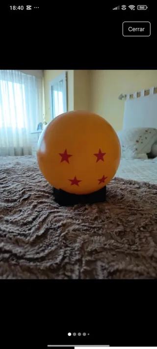 Lámpara Dragon Ball 4 Estrellas