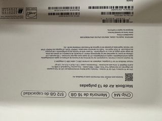 Caja Ordenador Macbook M4 Apple