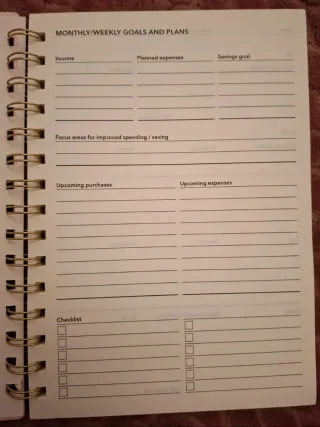 Agenda Budget Planner Nova