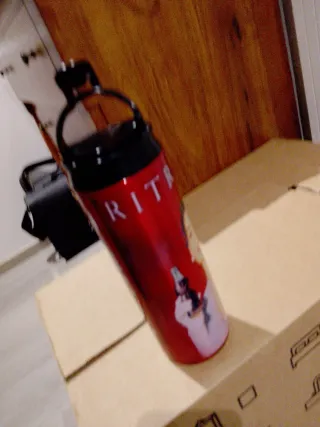 Borraccia Coca-Cola con figura retrò