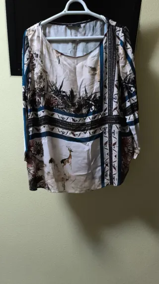 Blusa señora estampado naturaleza