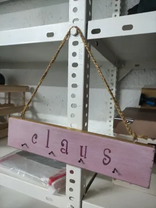 Colgador de madera para llaves. Claus. Clauer