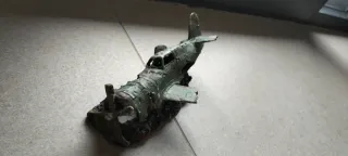 Decoración Acuario Avioneta