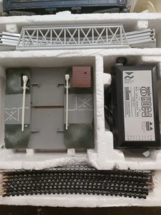 Trenino Lima completo con ponte e trasformatore