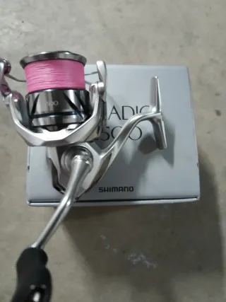 Caña de pescar y carrete Shimano