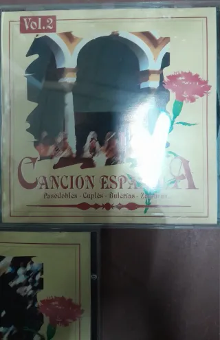 Lote 3 CDs Canción Española.Precio por los tres.