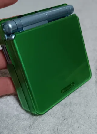 Consola Nintendo Game Boy Advance SP Azul plata.