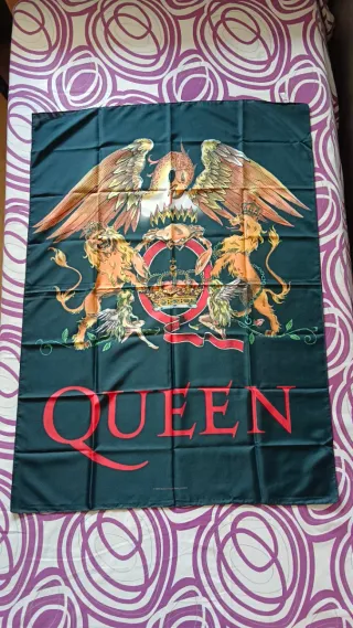 Lote 4 Banderas Queen y Freddie Mercury