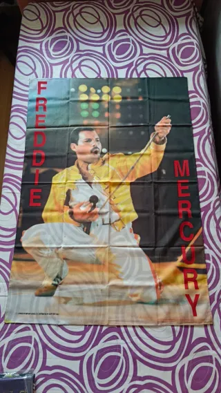 Lote 4 Banderas Queen y Freddie Mercury