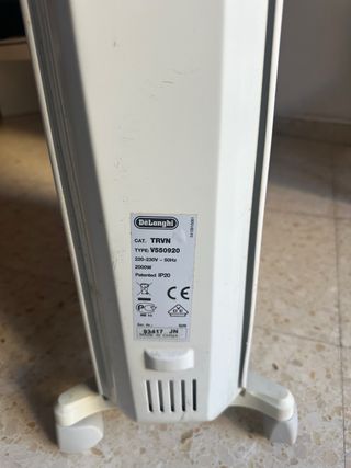 Calentador eléctrico Delonghi 2000w
