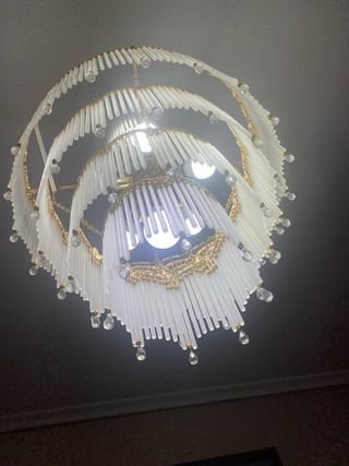 Lámpara de techo colgante de cristal