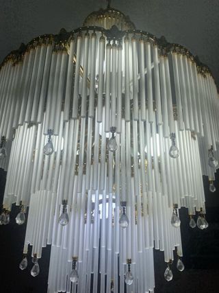 Lámpara de techo colgante de cristal