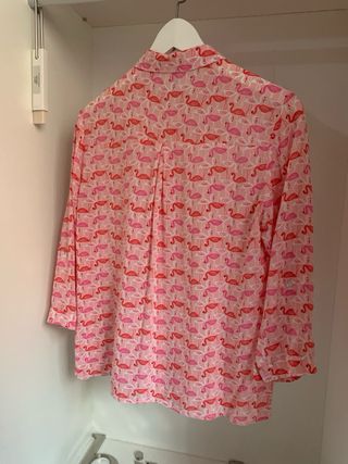 Camisa Stradivarius Flamencos Rosa
