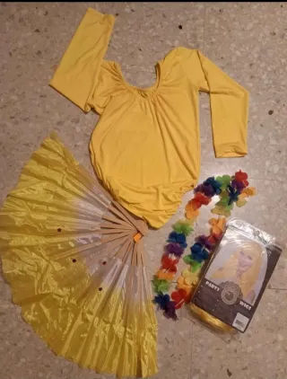 Disfraz Carnaval Amarillo - Talla Única
