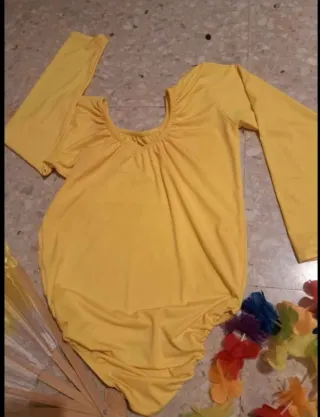 Disfraz Carnaval Amarillo - Talla Única