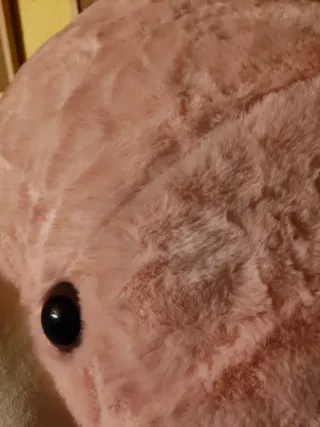 Oso de peluche rosa grande San Valentín