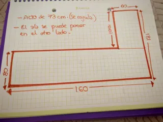 Mesa de despacho/oficina L