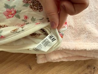 Conjunto toquillas bebé floral y rosa