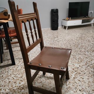 Mesa castellana madera maciza