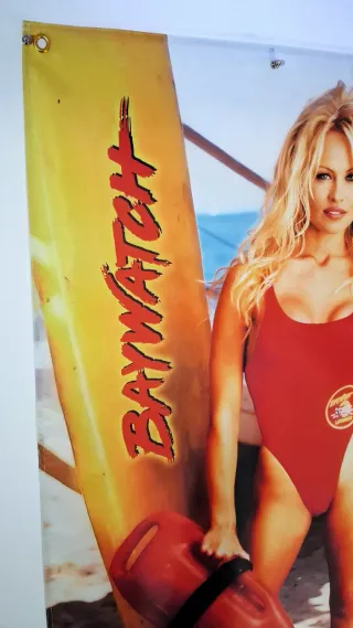 Bandera XXL Baywatch Pamela Anderson poster TV