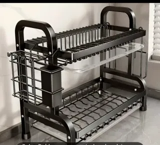 Estantería Cocina Negra Metal