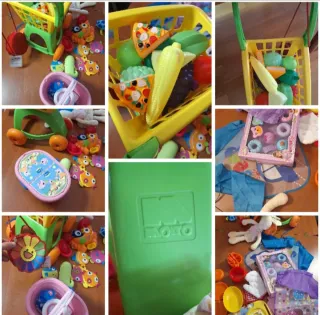 Lote Juguetes Cocina y Muñeca Bebé