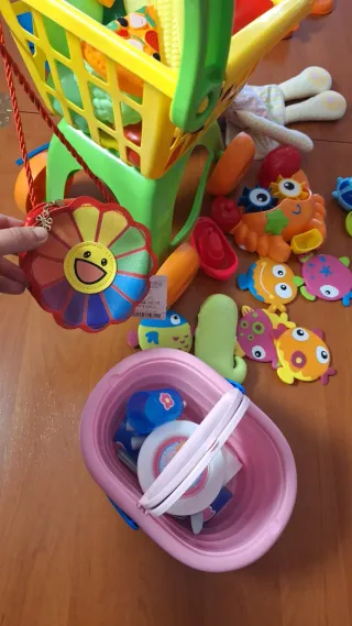 Lote Juguetes Cocina y Muñeca Bebé