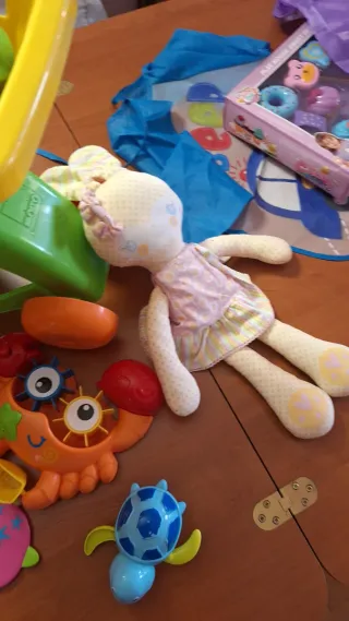 Lote Juguetes Cocina y Muñeca Bebé