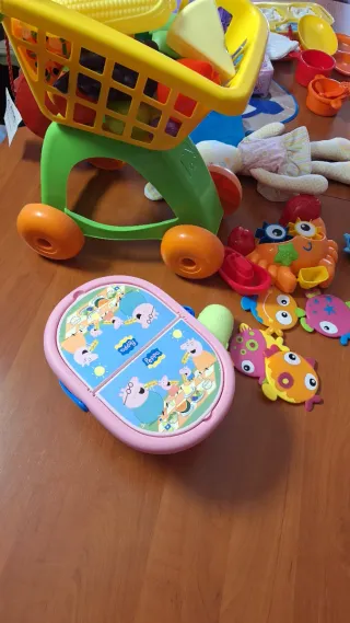 Lote Juguetes Cocina y Muñeca Bebé