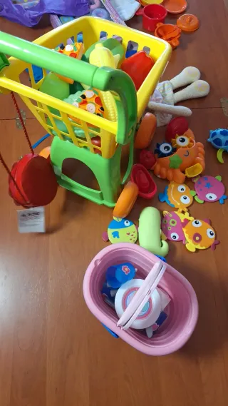 Lote Juguetes Cocina y Muñeca Bebé