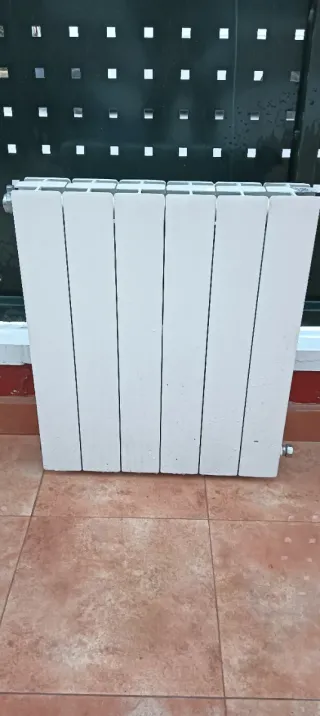 Radiador grande blanco