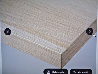 Escritorio Roble y Metal