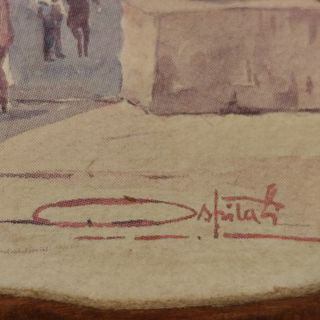 Coppia quadretti: stampe su tavoletta legno