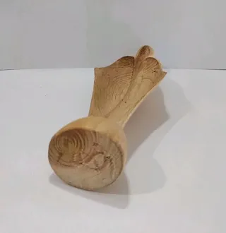 Madonna Stilizzata In Legno Firmata