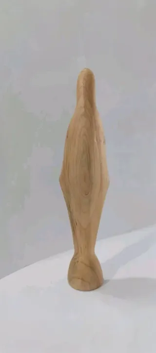 Madonna Stilizzata In Legno Firmata