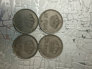 Moneda 25 Pesetas J.Carlos I 1975 10€/unidad