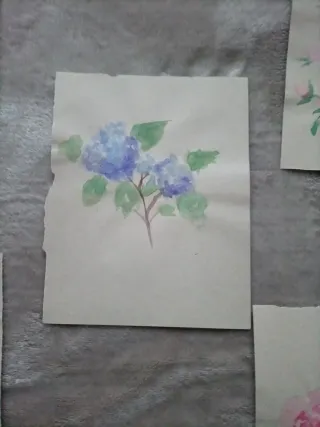 Acuarelas Florales - Set de 5 Pinturas