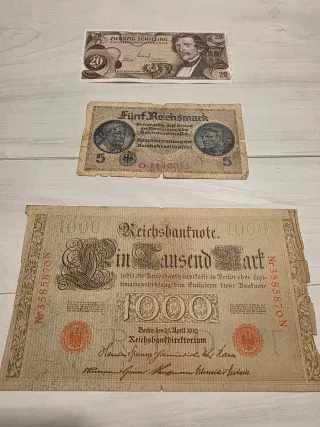 Lote Billetes Antiguos: América,Europa,Africa