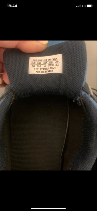 Zapatillas Trekking Salomon Azul Naranja