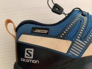 Zapatillas Trekking Salomon Azul Naranja