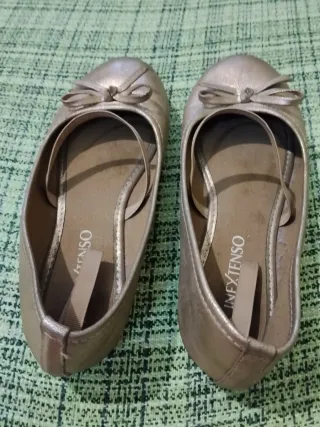 Bailarinas doradas Inextenso Talla 34