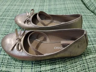 Bailarinas doradas Inextenso Talla 34