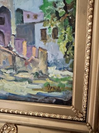 Quadro olio su legno